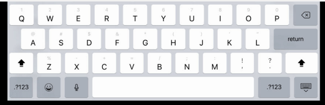 Nieuw toetsenbord in iOS 11